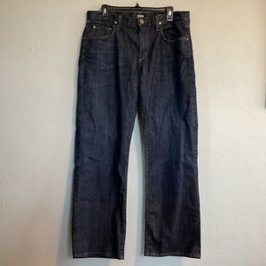 Citizen Of Humanity Men’s size 34 X 30 Evans Blue Jeans Cotton Blend Dark Wash